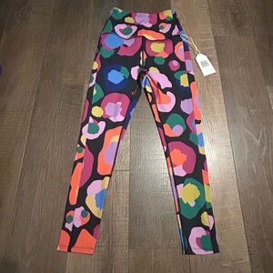 NWT Emily McCarthy Downtown, Pop Cheetah multicolor leggings
